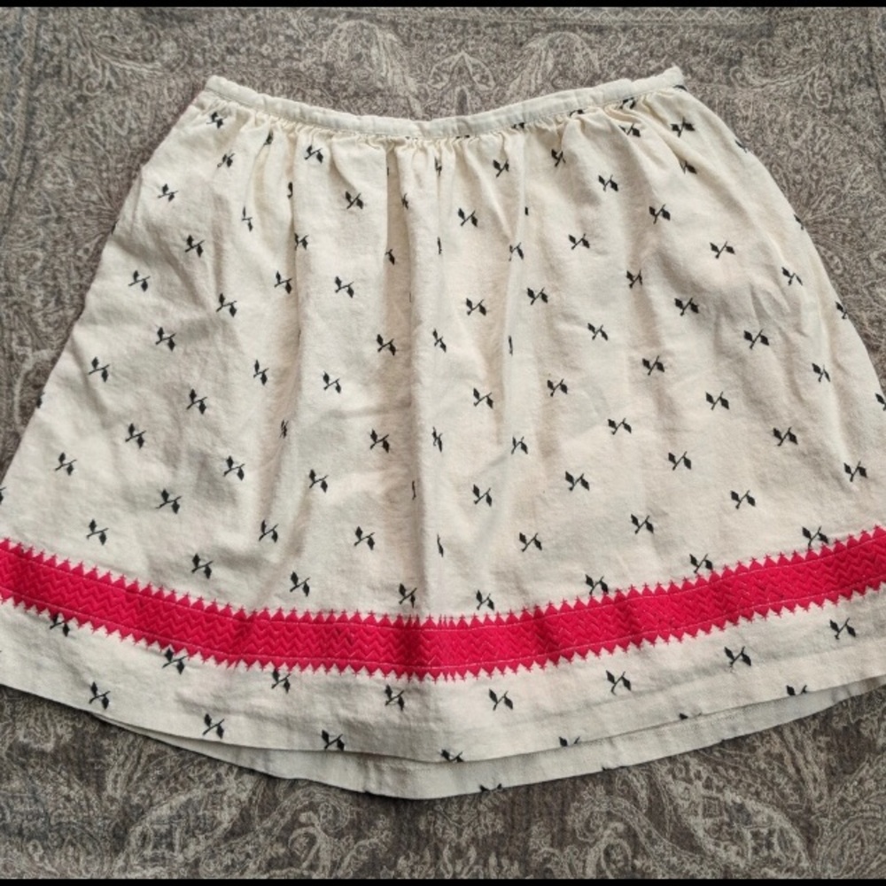 Madewell linen skirt